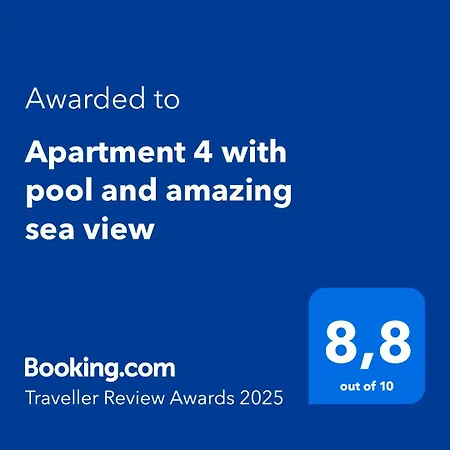 4 With Pool And Amazing Sea View * Lokva Rogoznica